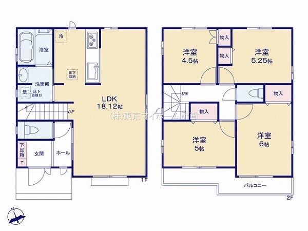 国立市泉3丁目　新築一戸建て　4490万円　C号棟