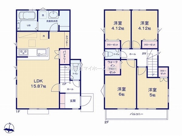 東村山市廻田町3丁目　新築一戸建て　4380万円　4号棟