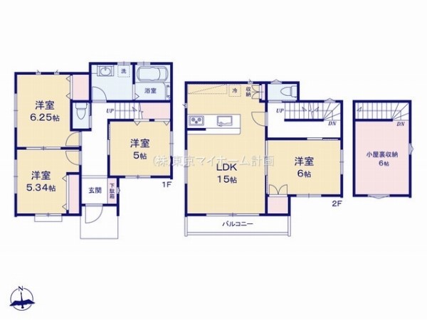 小平市花小金井7丁目　新築一戸建て　4480万円