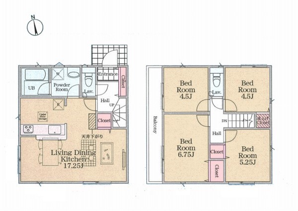 府中市日新町3丁目　新築一戸建て　3990万円　2号棟
