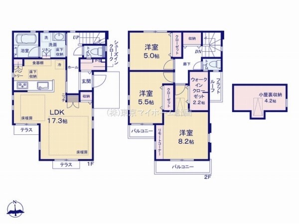 国分寺市西町5丁目　新築一戸建て　4980万円　K号棟