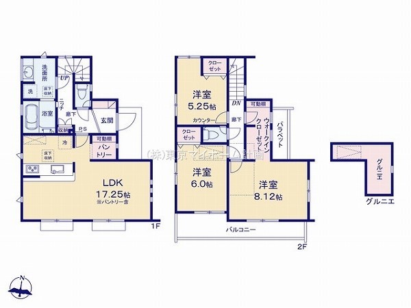国立市谷保　新築一戸建て　5310万円　4号棟