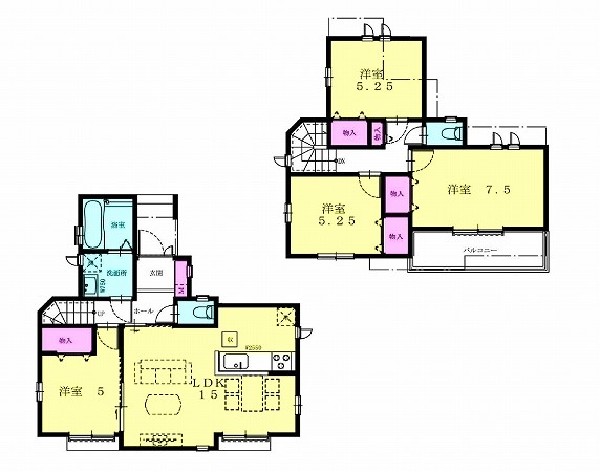 東村山市廻田町2丁目　新築一戸建て　3990万円　1号棟