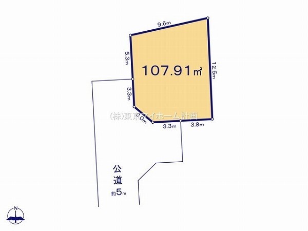 立川市一番町4丁目　建築条件無売地　3280万円　8区画