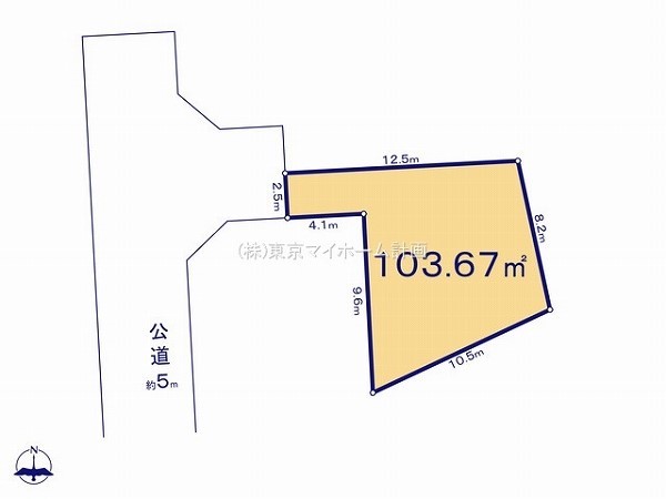 立川市一番町4丁目　建築条件無売地　3280万円　10区画