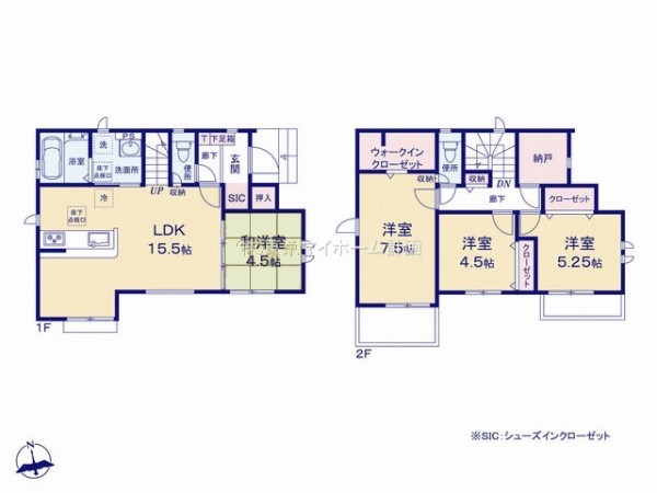 グラファーレ　国分寺市新町3丁目　新築一戸建て　4698万円　2号棟