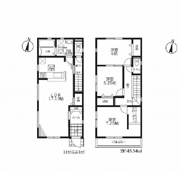 東村山市美住町2丁目　新築一戸建て　4280万円　5号棟